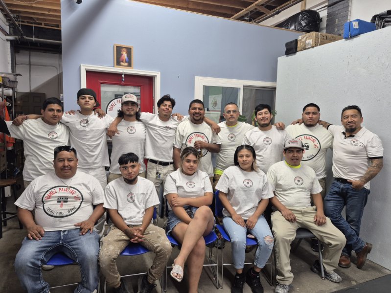 The Ibanez Painting crew in Seattle